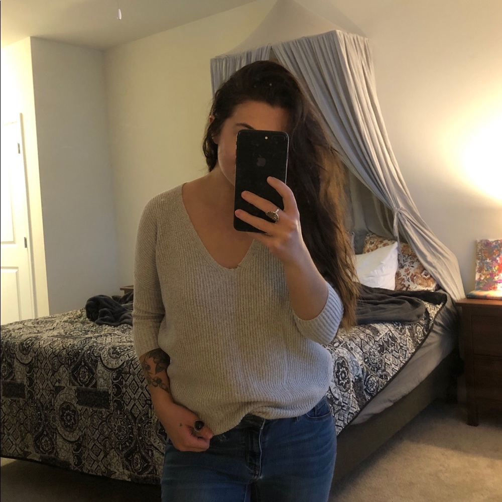 Tan sweater